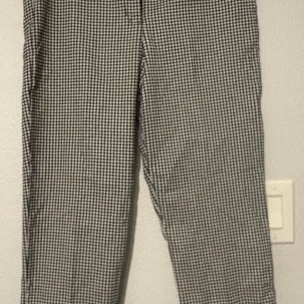 Carolina Belle Montreal Black and White Houndstooth Stretch Trousers Size 10